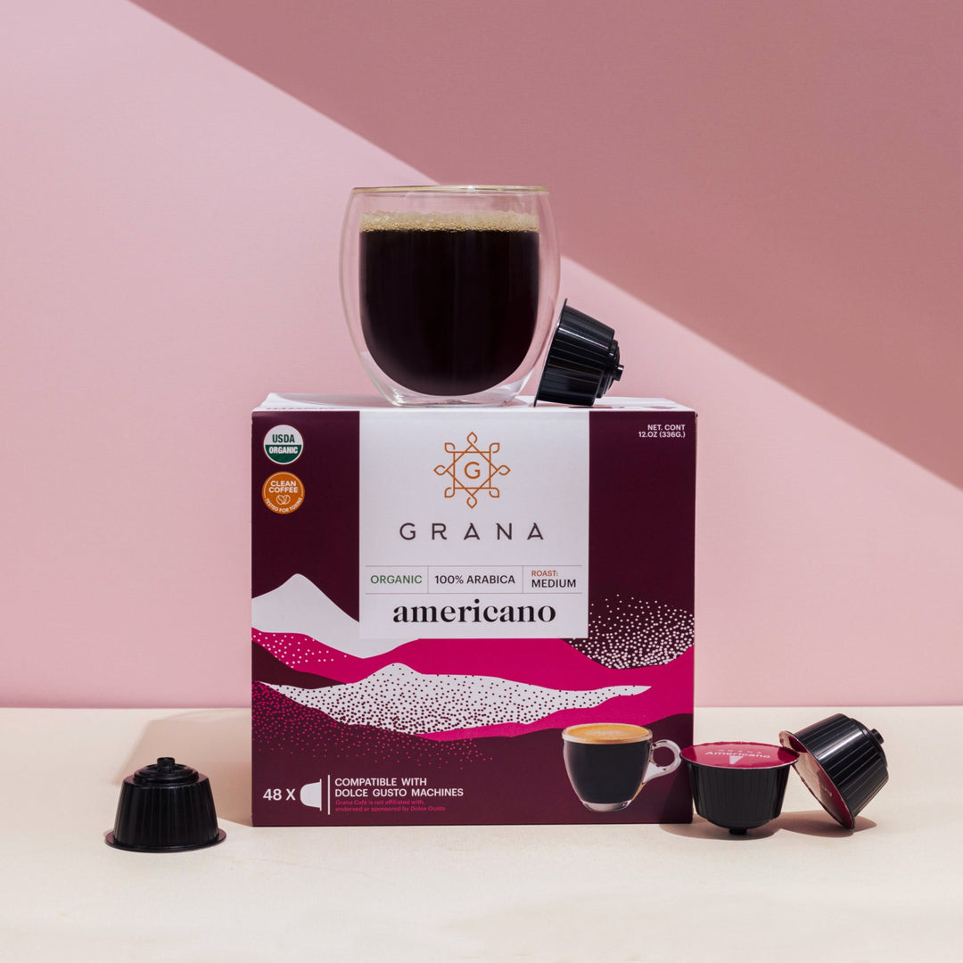 Organic Americano Dolce Gusto Compatible 48 Capsules