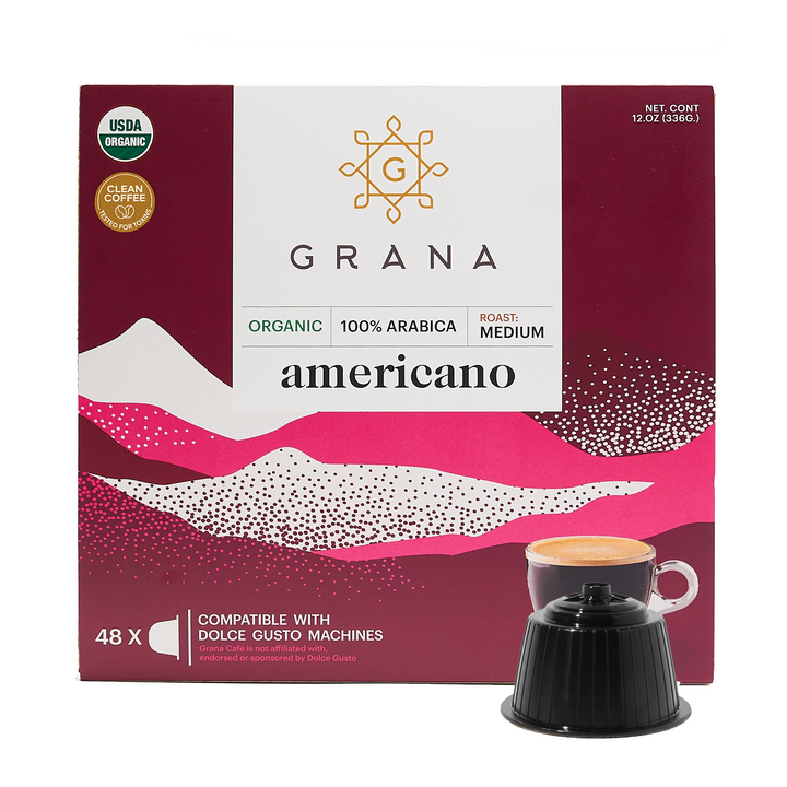 Organic Americano Dolce Gusto Compatible 48 Capsules